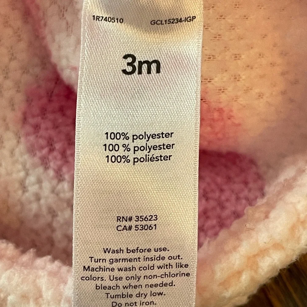 Cozy Baby Fleece Outfit Set Pink Sherpa Carter’s 0-3M
